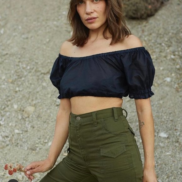 Lykke Wullf Scout Pant in Olive Twill - Picture 6 of 6